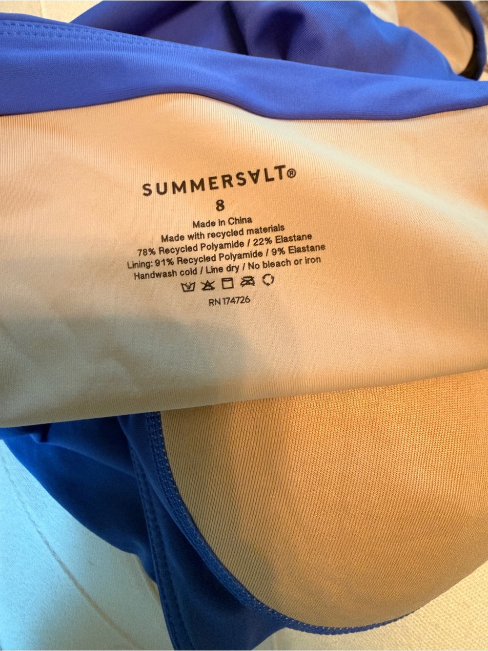 Summersalt The Ruched Backflip One Piece - Picture 4 of 6